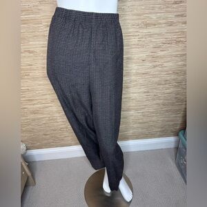 Vintage Plus Size Black, Grey, Burgandy Plaid Pant Size 20WP